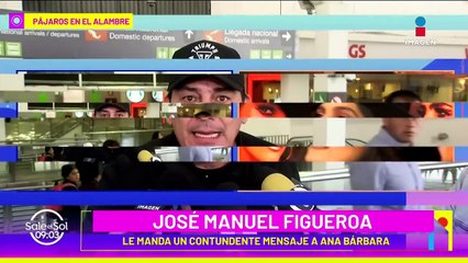 José Manuel Figueroa EXPLOTA contra Ana Bárbara por el tema 'Fruta Prohibida'