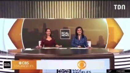 Une présentatrice météo s'effondre en plein direct