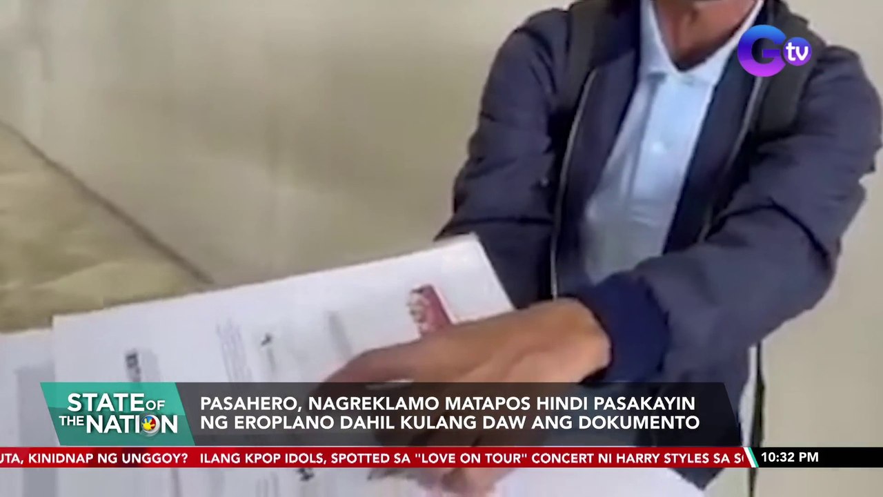 Pasahero, nagreklamo matapos hindi pasakayin ng eroplano dahil kulang daw ang dokumento | SONA