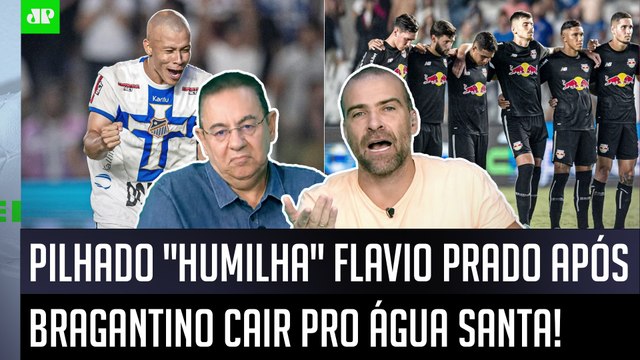 BATE-BOCA! CHORA! O Bragantino É UMA PIADA! Pilhado ALOPRA Flavio Prado após Água Santa ir à FINAL