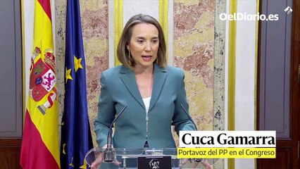 El PP dice que los discursos de PSOE y Vox demuestran "lo nerviosos que están" durante la moción de censura