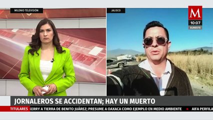 Grupo de jornaleros sufre accidente en la autopista Zapotiltic-Tamazula; hay un muerto