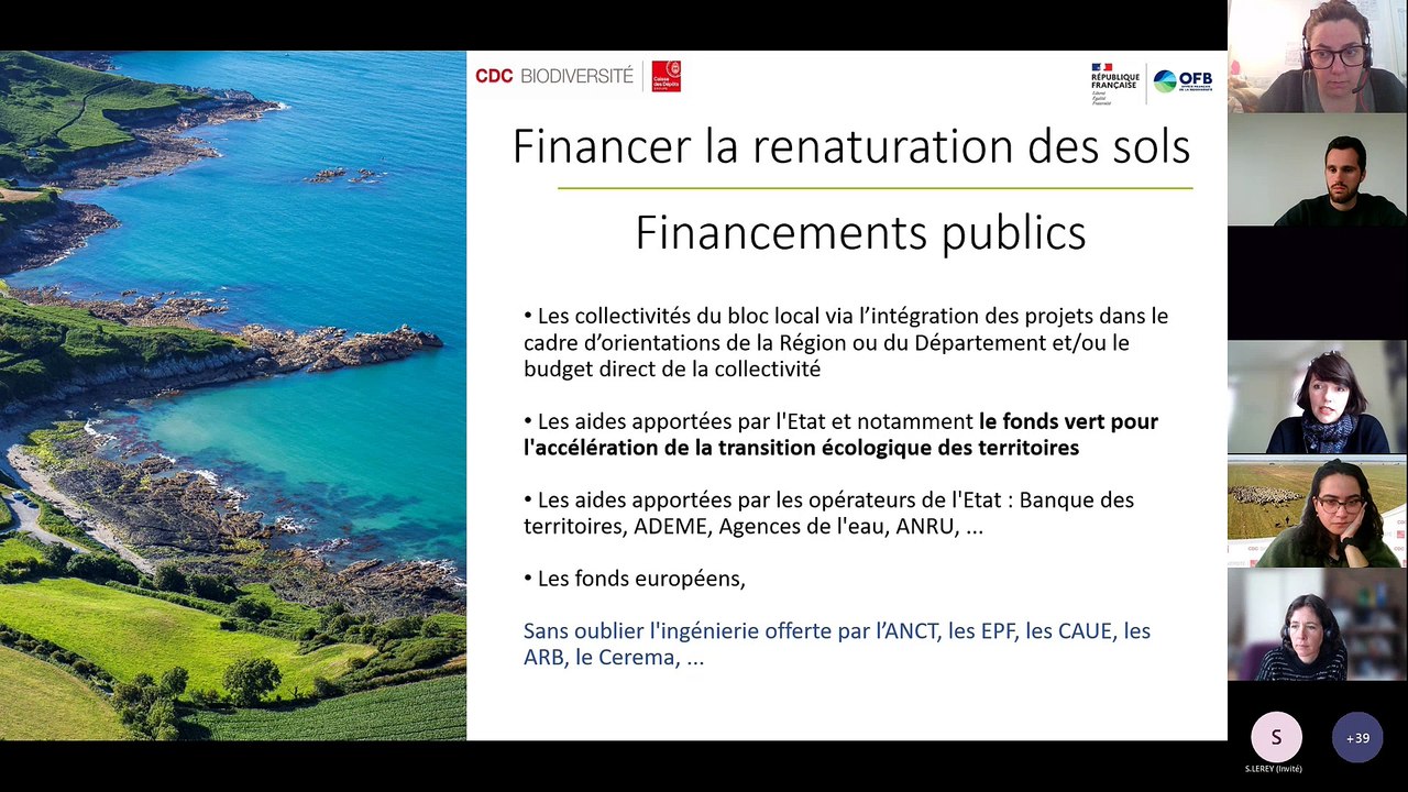 Webinaire Flash n°4 Expérimentation « objectif ZAN » de l’ADEME: désartificialisation - renaturation