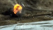 Ukrainian forces destroy Russian infantry on the Bakhmut battleground