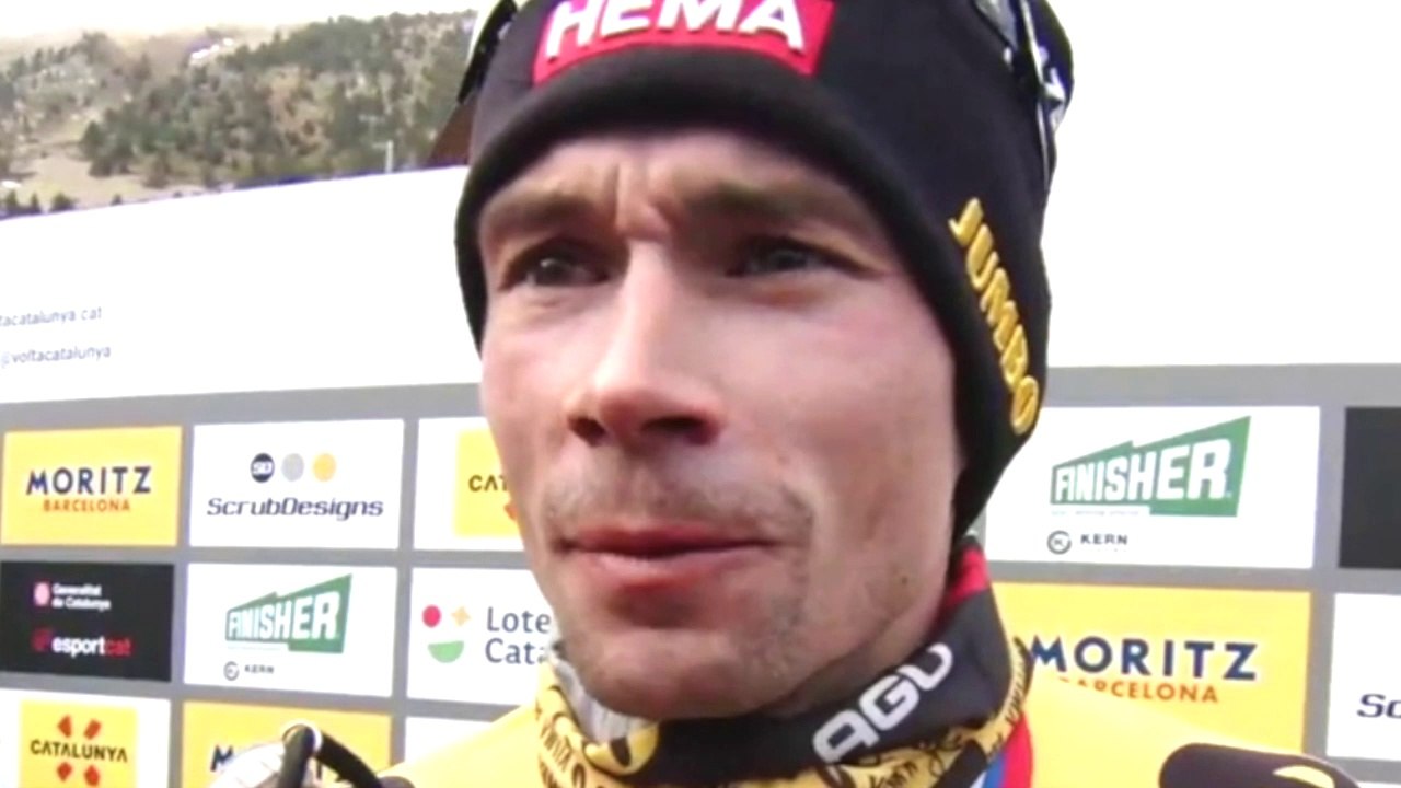 Tour de Catalogne 2023 - Primoz Roglic : "Ciccone ? When two runners fight...the other runners take advantage, and he won"