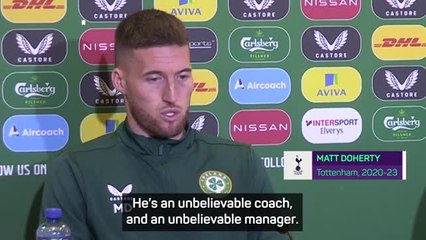 Doherty backs 'unbelievable manager' Conte