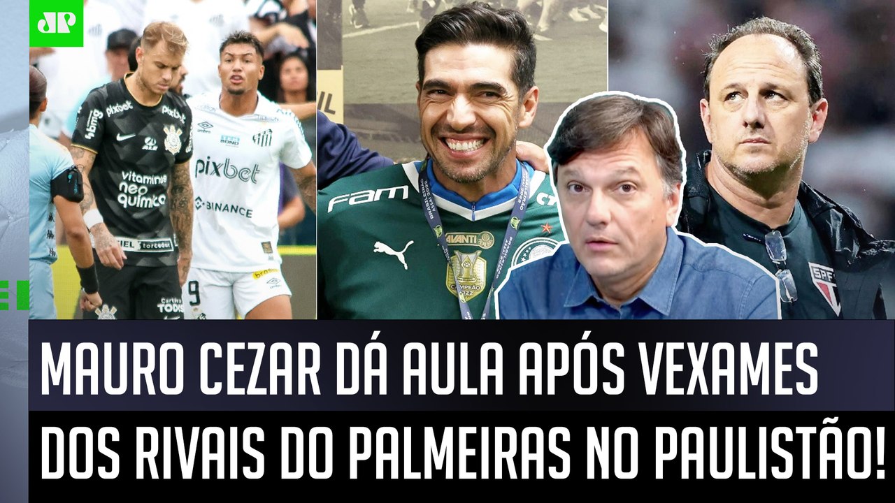 "É SÓ DÍVIDA! Corinthians, SPFC e Santos VEEM o Palmeiras NADAR DE BRAÇADA e..." Mauro Cezar DÁ AULA