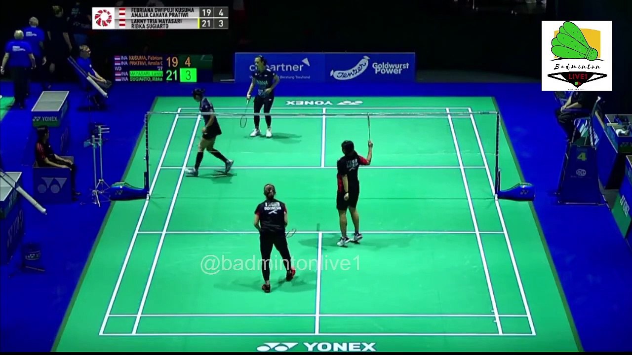 Lanny Tria Mayasari/Ribka Sugirto vs Amalia Cahaya Pratiwi/Febriana Dwipuji Kusuma | R32 | Swiss Open 2023