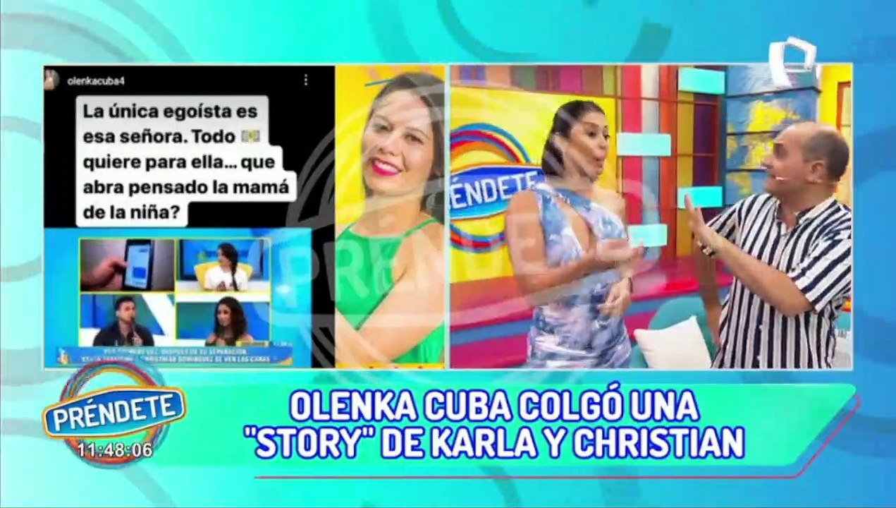 Karla Tarazona minimiza por completo a Olenka Cuba Yo escojo a mis enemigos y t ni a eso llegas