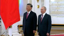 Vladimir Putin y  Xi Jinping, se reunen en el Kremlin
