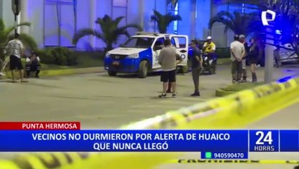 Vecinos de Punta Hermosa en alerta por un posible nuevo huaico