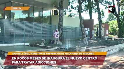 Descargar video: Avanza la construcción del Centro de prevención integral de prevención y asistencia de adicciones