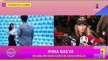 Irina Baeva y Gabriel Soto huyen al ser cuestionados sobre Sara Corrales