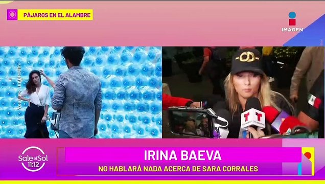 Irina Baeva y Gabriel Soto huyen al ser cuestionados sobre Sara Corrales