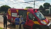 Mulheres ficam feridas em acidente na Rua Maracaí