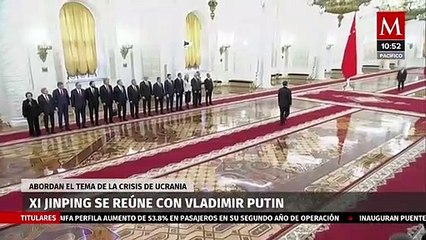 Descargar video: Xi Jinping y Vladimir Putin se reúnen en Rusia; abordarán plan de paz para Ucrania