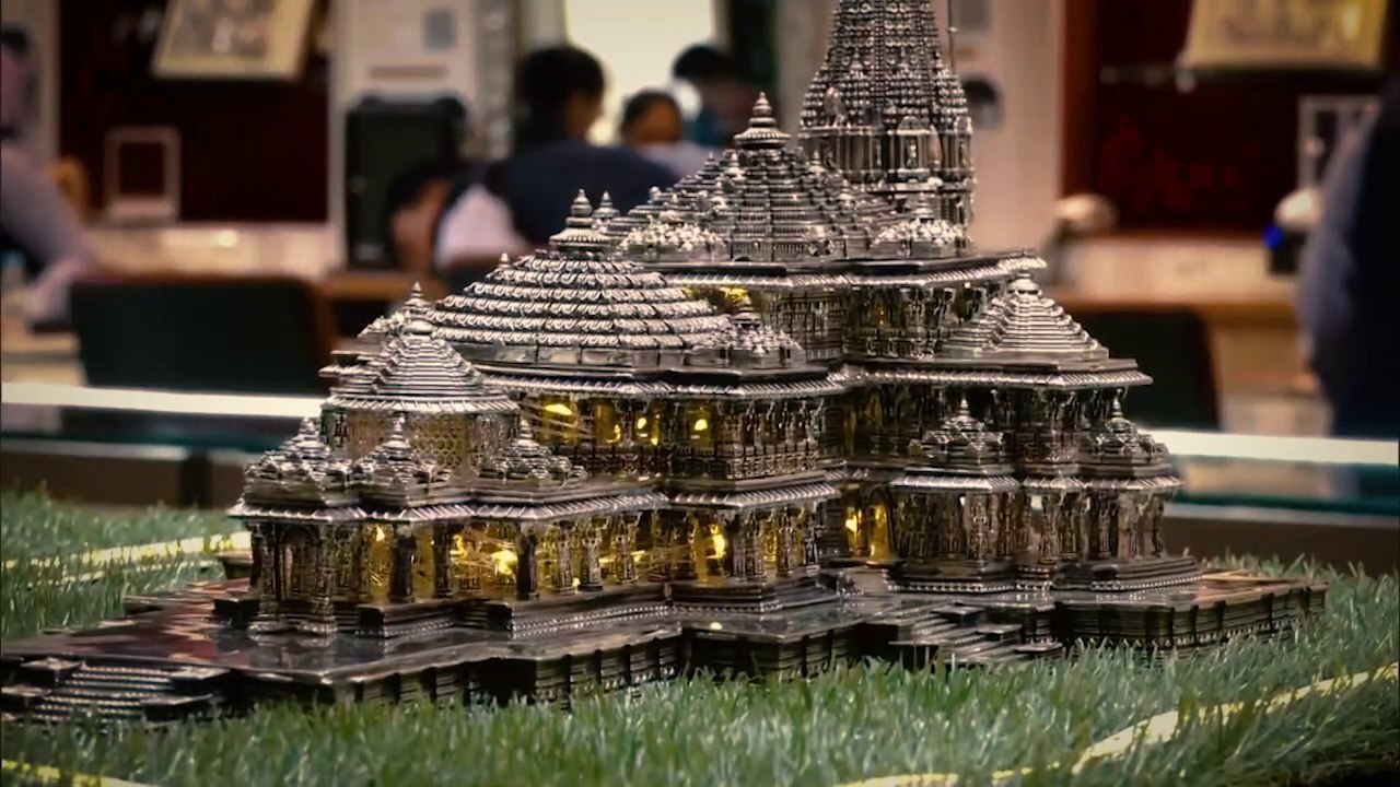 Silver Ram Temple Made in Gujrat