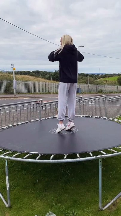 Trampoline Backflip Attempt Goes Poorly