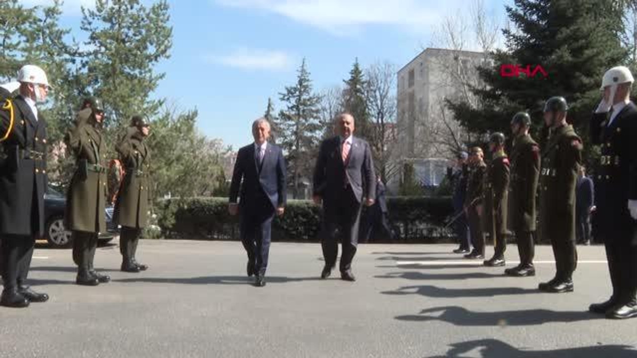 BAKAN AKAR, IRAK SAVUNMA BAKANI SABİT MUHAMMED SAİD RIZA AL ABBASİ İLE GÖRÜŞTÜ