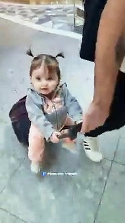 عندما تتركين طفلتك مع والدها