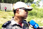 Entrevista com Tenente Mazzini, do Corpo de Bombeiros de Umuarama, sobre trabalhador que morreu soterrado