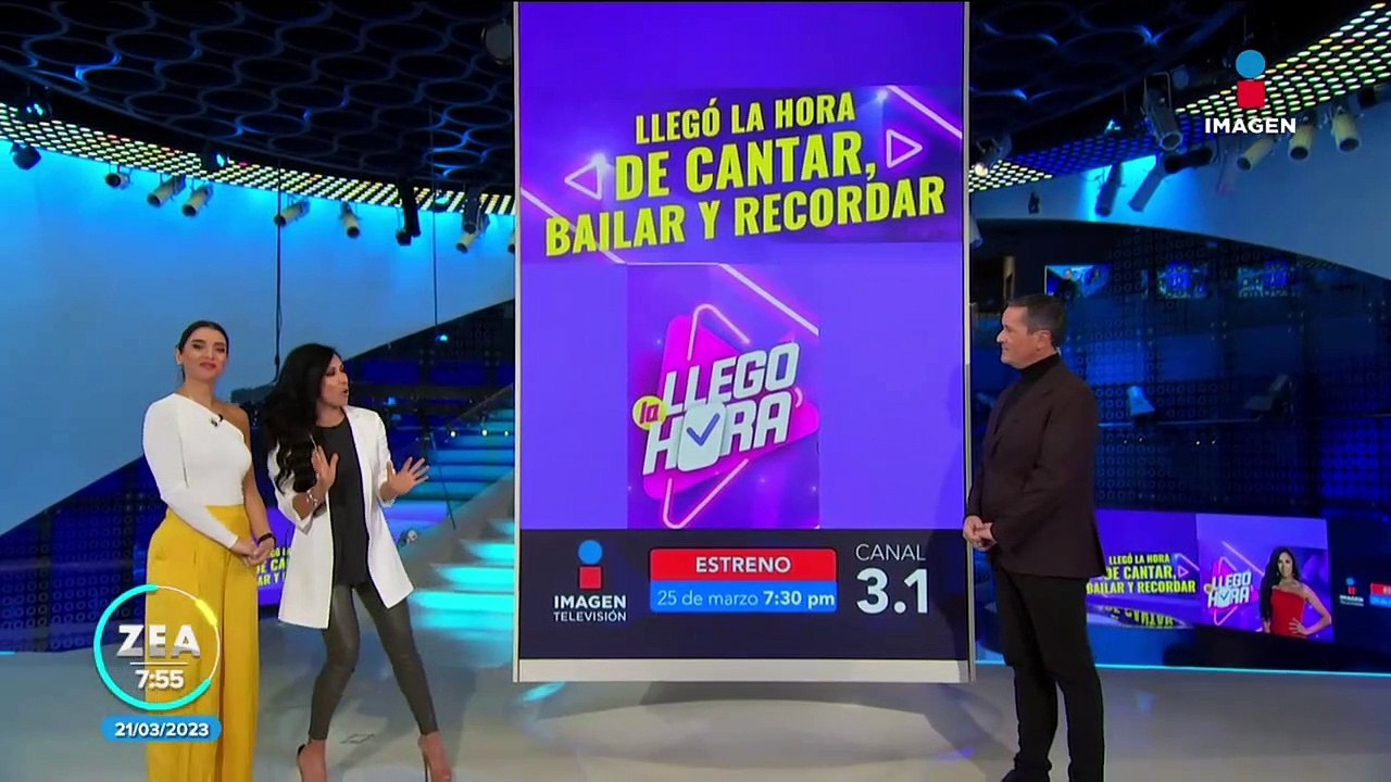 Mónica Noguera estrena "Llegó la hora" en Imagen Televisión