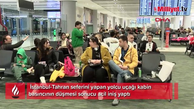 Uçakta korku dolu anlar! İstanbul Havalimanı'na acil iniş yaptı
