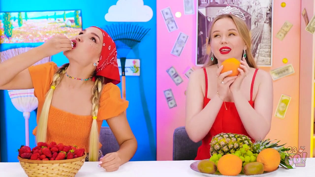 BROKE VS RICH VS ULTRA RICH COOKING CHALLENGE || Funny Kitchen Hacks by 123 GO! FOOD