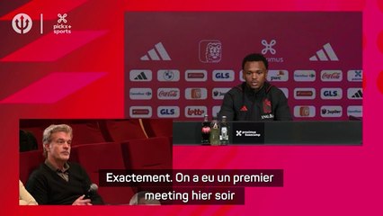 Loïs Openda : "Vraiment en grande forme"