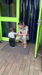 Little Girl Uses Cuteness to Break Back into the Zoo -- ViralHog