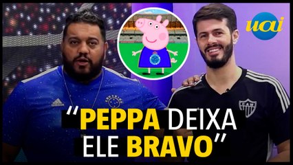 Peppa Pig no Cruzeiro? Fael zoa novo treinador