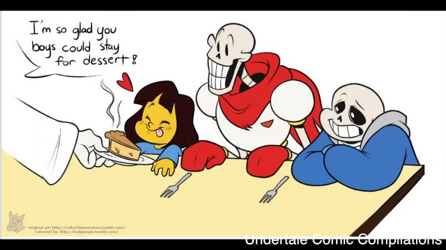 Top 5 UNDERTALE COMIC DUBS! - FUNNY VS SAD! (TRY NOT TO LAUGH) (2)