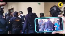 TRASLADO DE IMPUTADOS DE LA OPERACIÓN CALAMAR A LA SALA DE AUDIENCIAS