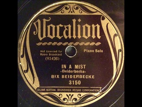 Bix Beiderbecke - In A Mist - piano clasic- (1927)
