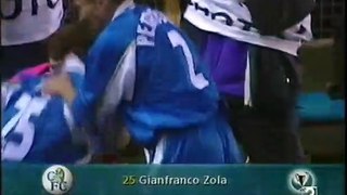 Zola Amazing Goal vs. Stuttgart