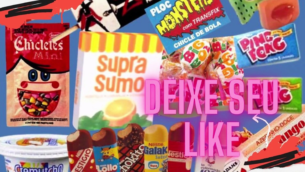Sabores inesquecíveis extintos que marcaram  a infância dos anos 80 e 90