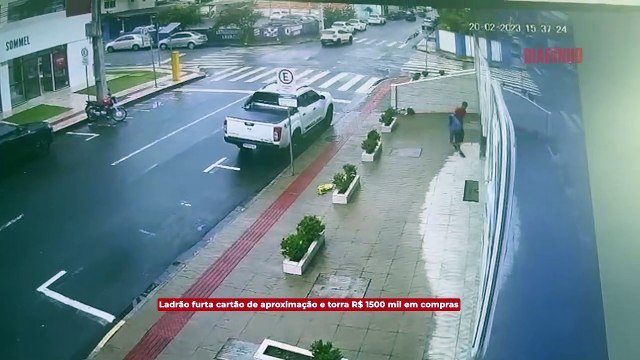 Ladrão furta cartão de aproximação e torra R$ 1500 em compras