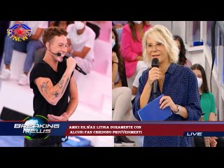 Amici 22,Wax litiga duramente con  alcuni fan chiedono provvedimenti