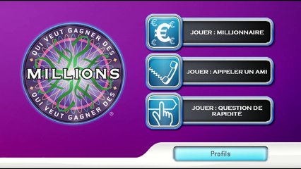 Qui veut gagner des millions : 2ème Édition online multiplayer - wii