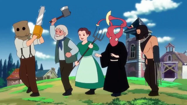 Resident Evil 4 Anime PV Resident Evil Masterpiece Theater Leon and the Mysterious Village EP 1_