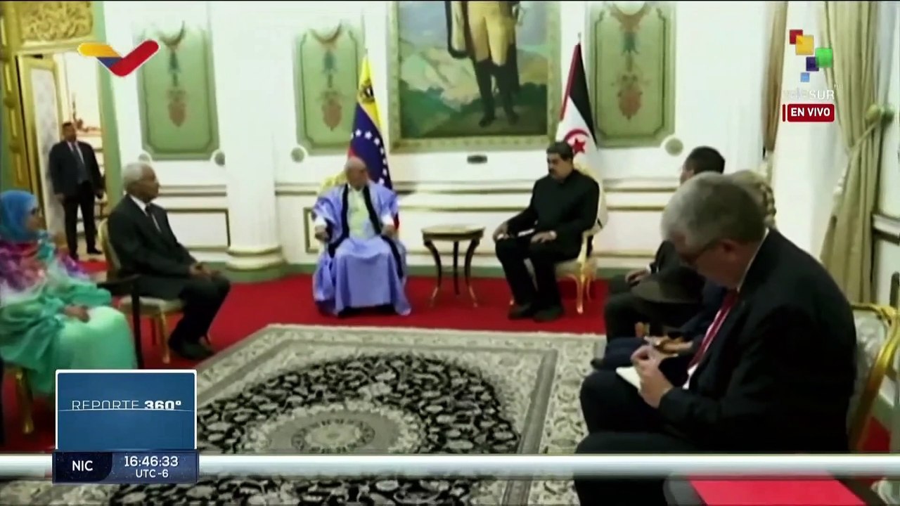 Pdte. Nicolás Maduro recibe a su homólogo de la República Árabe Saharaui Democrática, Brahim Ghali