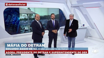 Datena recebe o diretor-presidente do Detran 21/03/2023 19:59:08