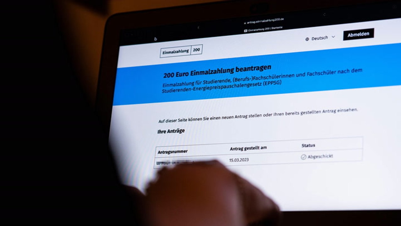 Energiepauschale: Schon über eine Million Anträge von Studenten bewilligt