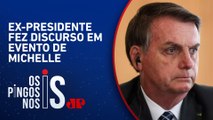 Bolsonaro se emociona ao falar do momento difícil para os brasileiros
