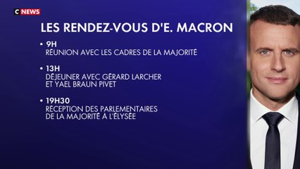 Elisabeth Borne et Emmanuel Macron enchaînent les réunions