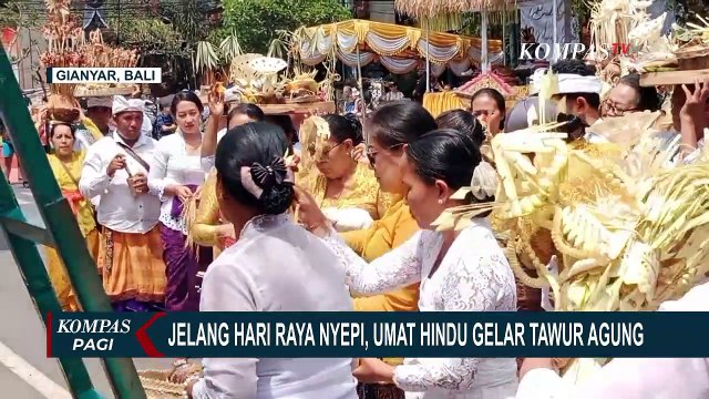Sambut Hari Raya Nyepi, Umat Hindu Gelar Tawur Agung Hingga Pawai Ogoh-Ogoh