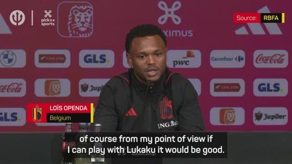 Openda hoping to partner Lukaku in Belgium attack