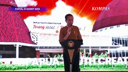 Download Video: Kelakar Jokowi Tawarkan Sepeda ke Anak Muda Papua