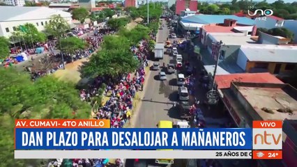 Vecinos dan plazo para desalojar a mañaneros de la Cumavi