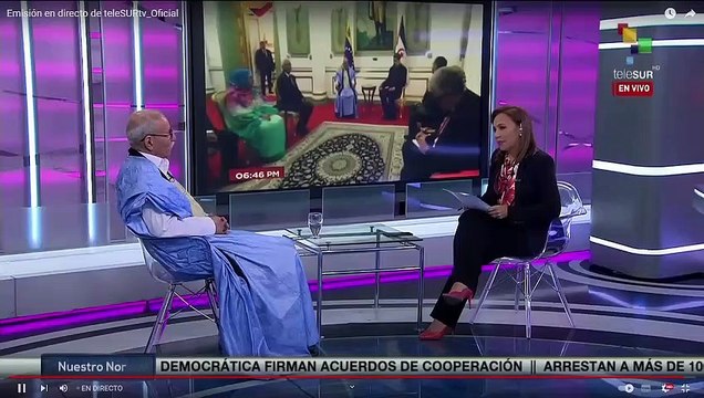 El líder de la RASD hace referencia a la invasión marroquí de los territorios saharauis